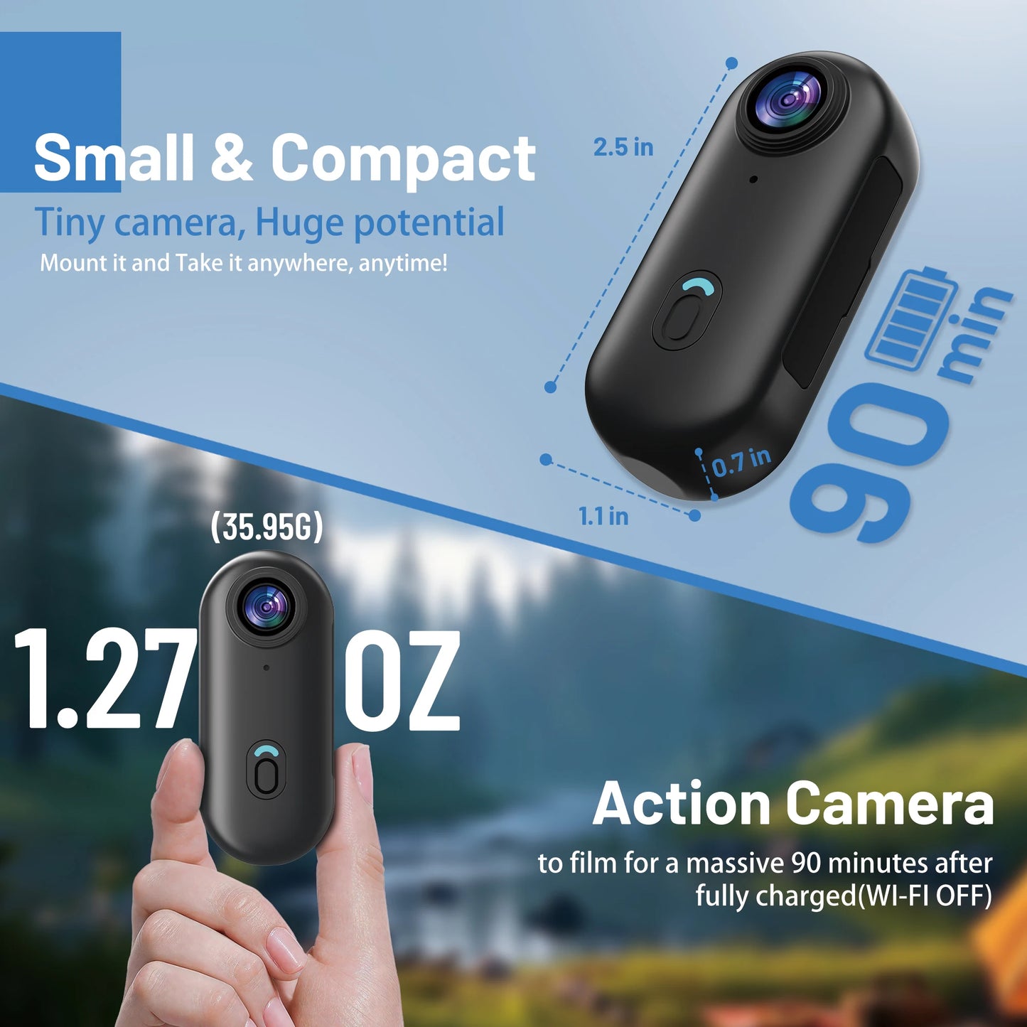 AdventurePro 4K Mini Action Camera™