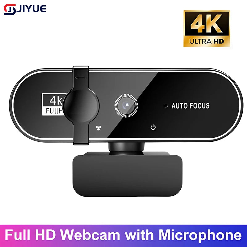 Premium 4K Streaming Webcam with Autofocus